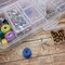 The Beadsmith Keeper Flips Storage Organizer–Personality Case–Multi-Size Flip Top Boxes & Organizer–Translucent Plastic–Store Beads, Pearls, Crystals, Threads, Needles & Jewelry Making Supplies
